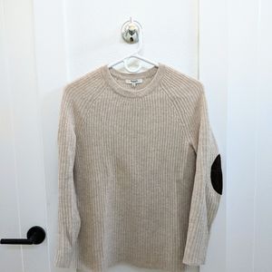 Madewell sweater with elbow patches